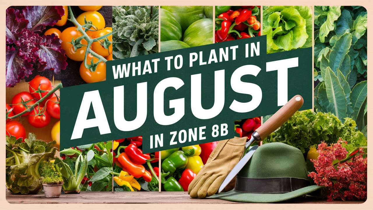 What To Plant In August In Zone 8b