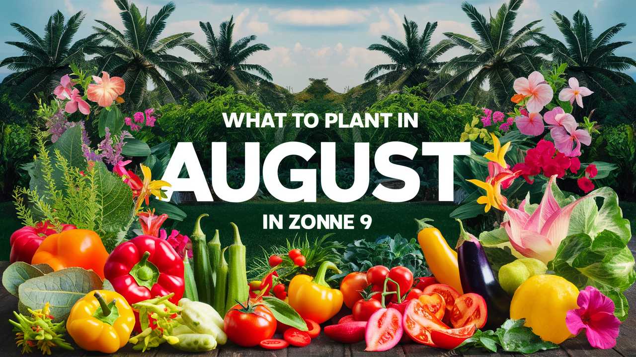 What To Plant In August In Zone 9