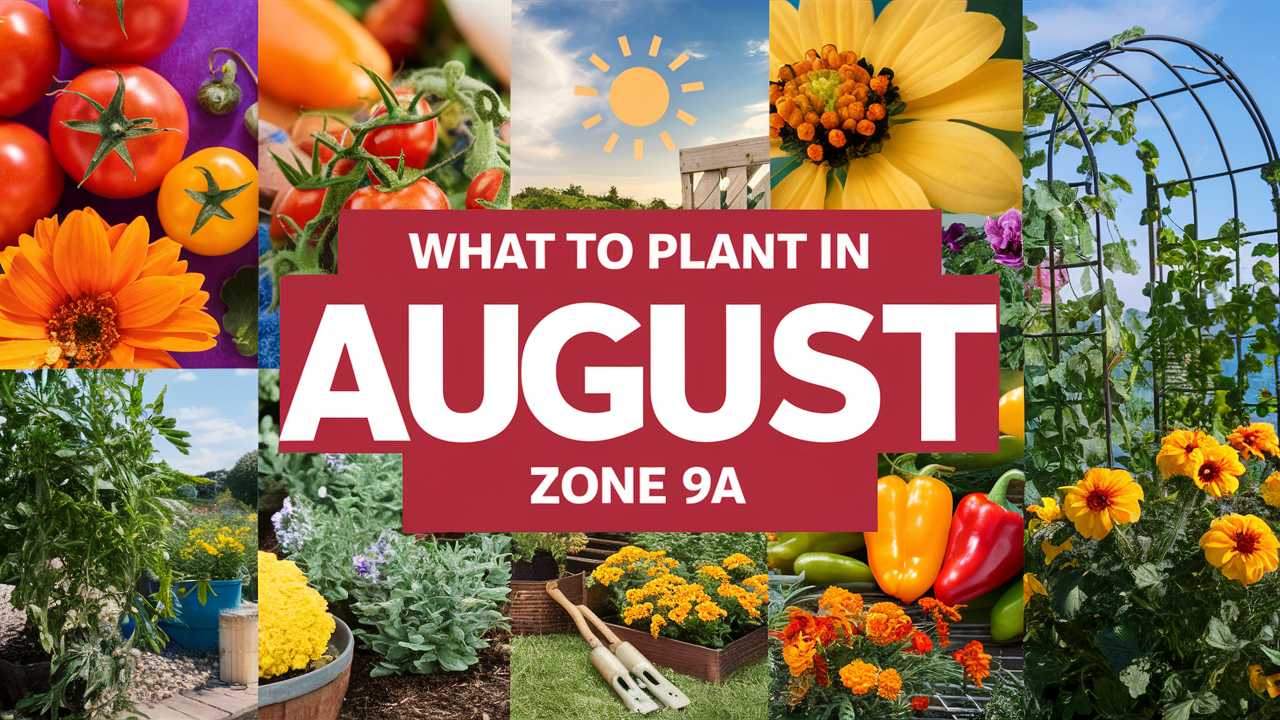 What To Plant In August Zone 9a