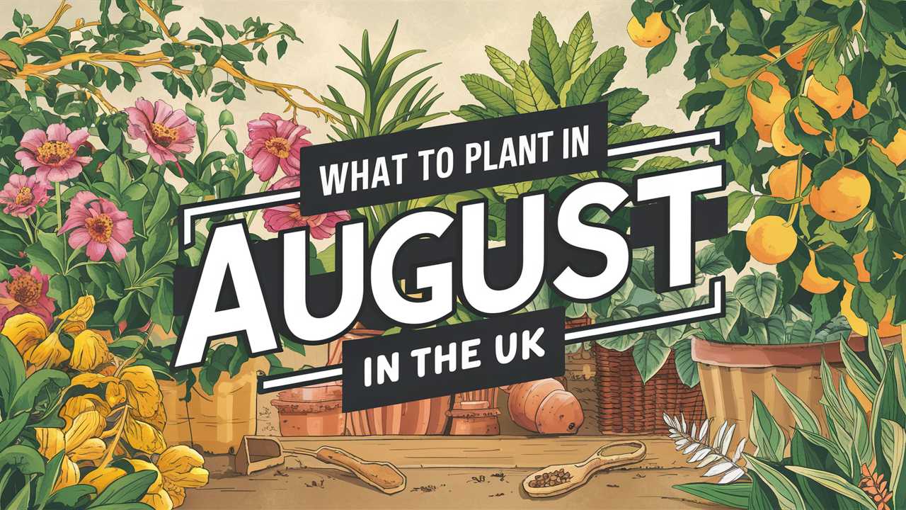 What To Plant In August in the UK