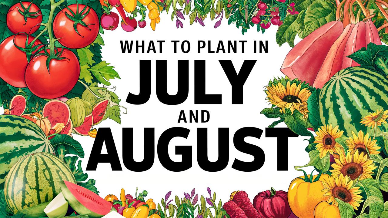 What To Plant In July And August