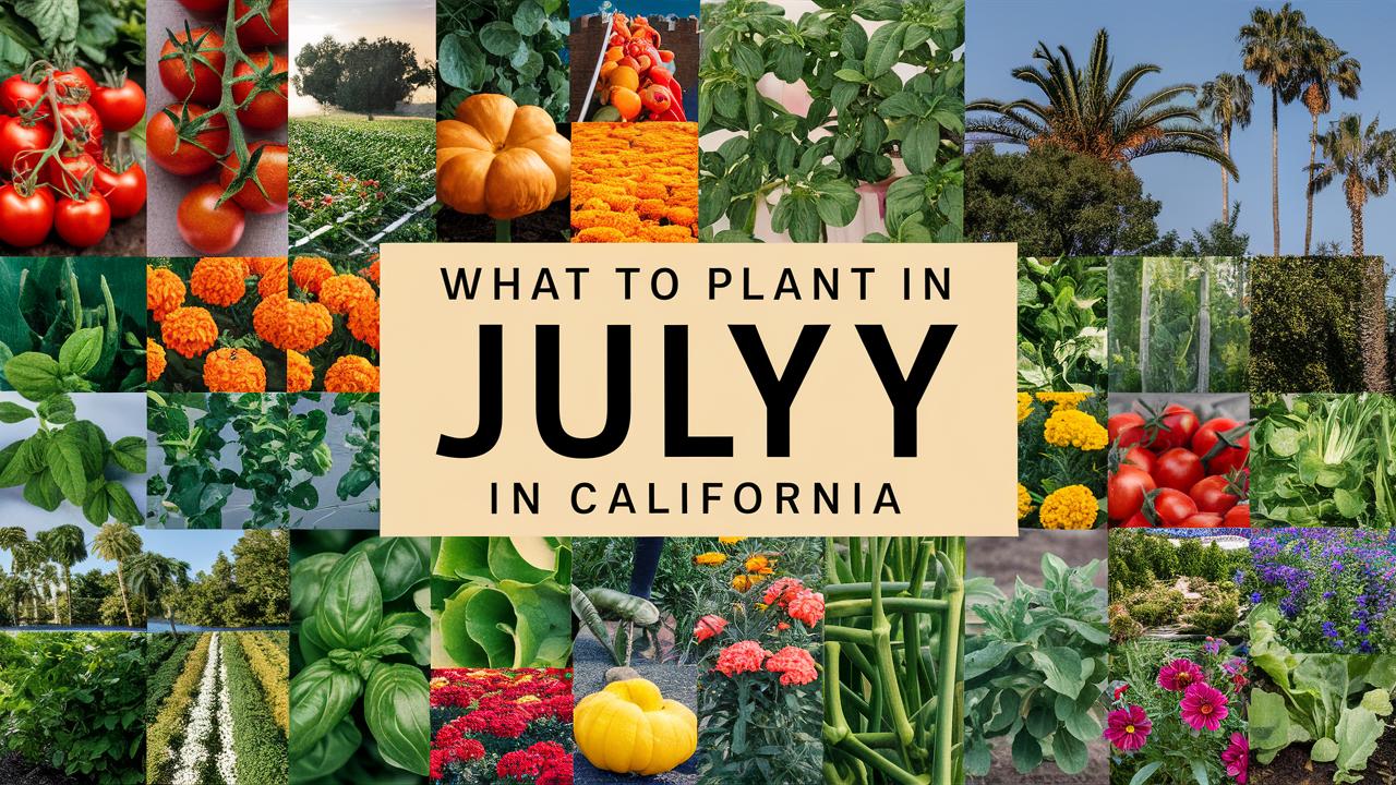 What To Plant In July In California