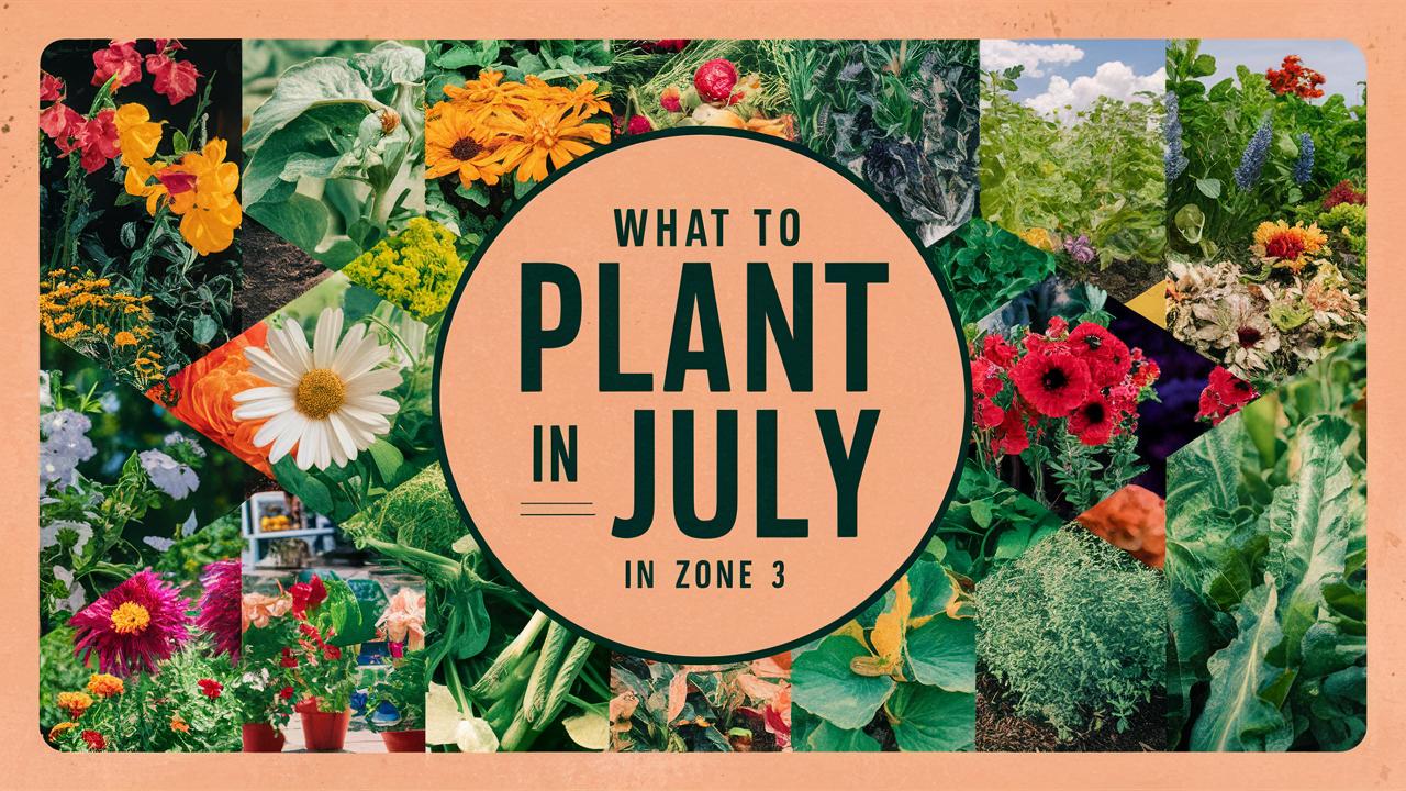 What To Plant In July In Zone 3