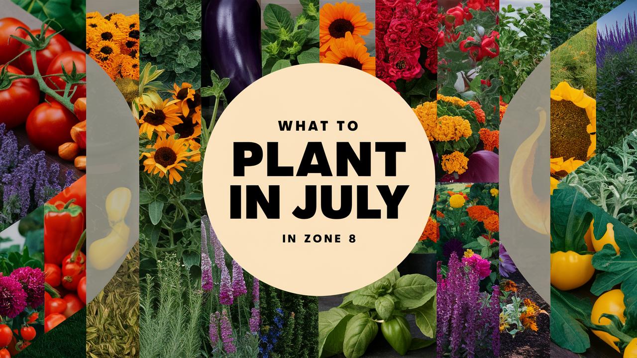 What To Plant In July In Zone 8