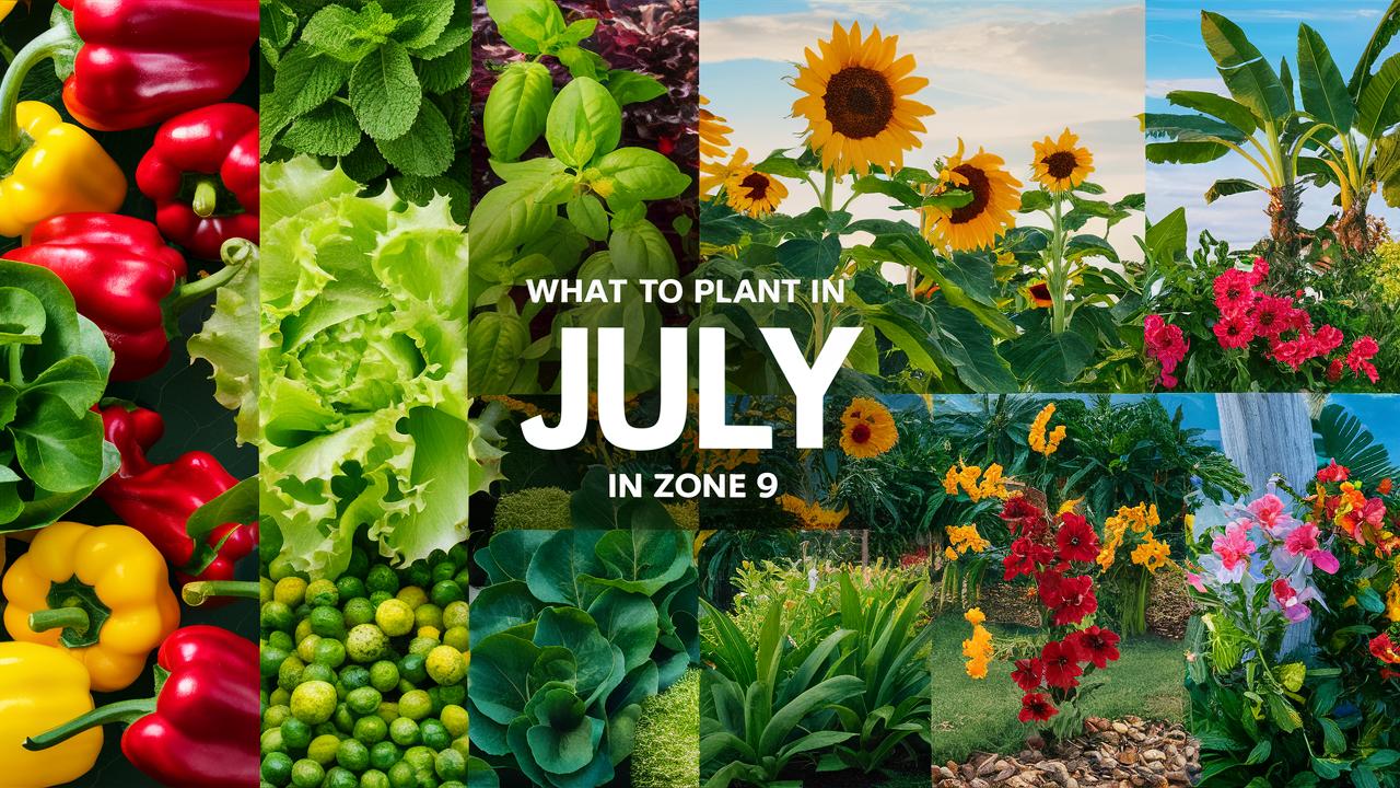 What To Plant In July In Zone 9