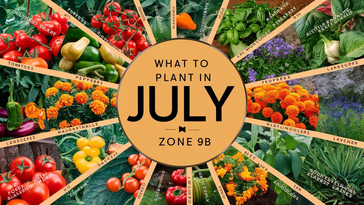 What To Plant In July In Zone 9b