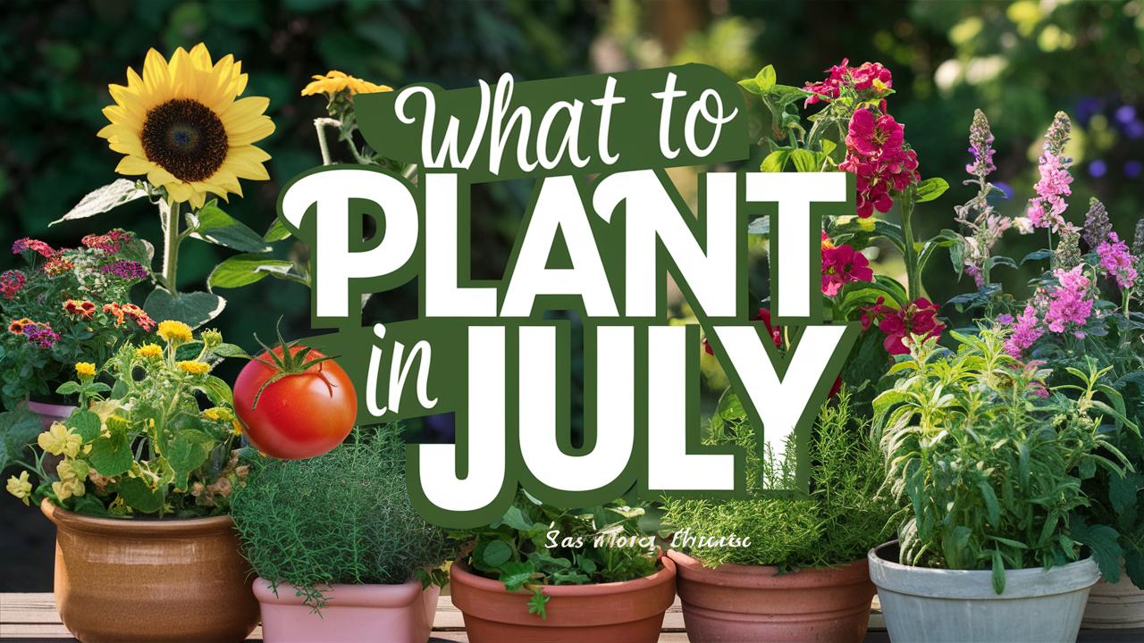 What To Plant In July