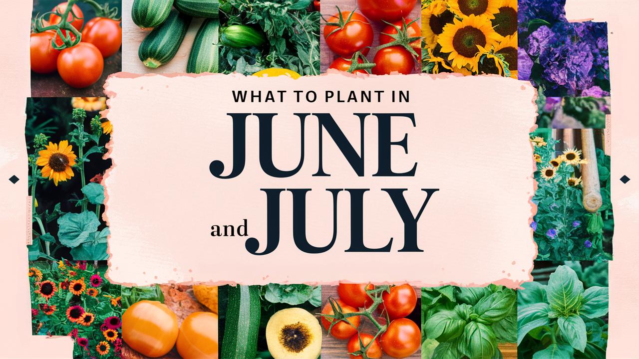 What To Plant In June And July