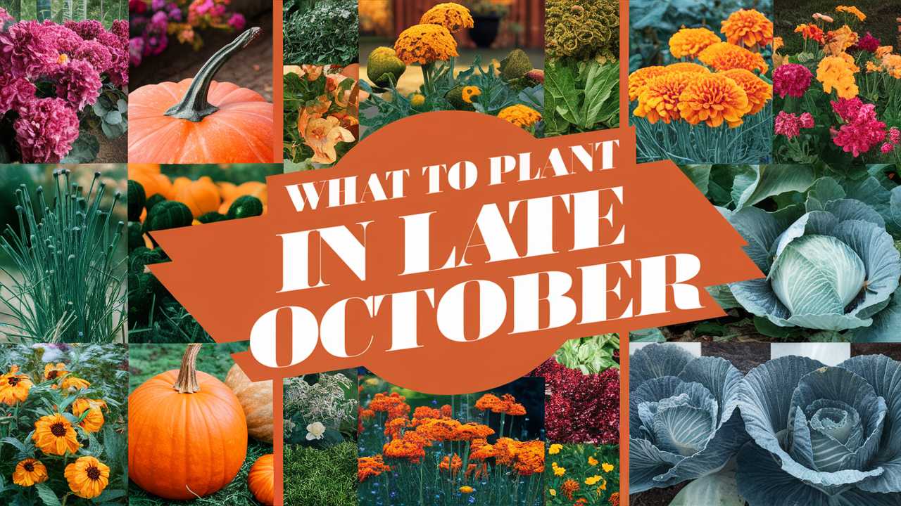 What To Plant In Late October