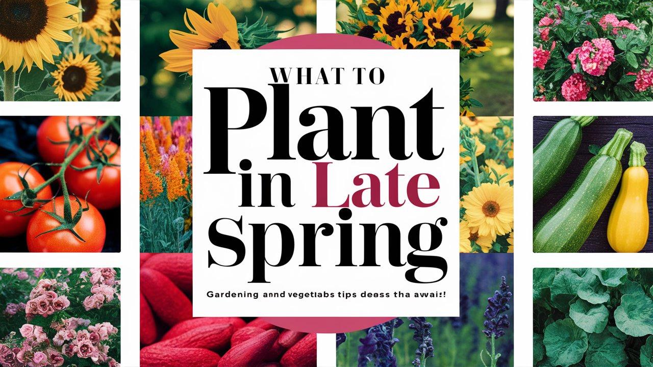 What To Plant In Late Spring