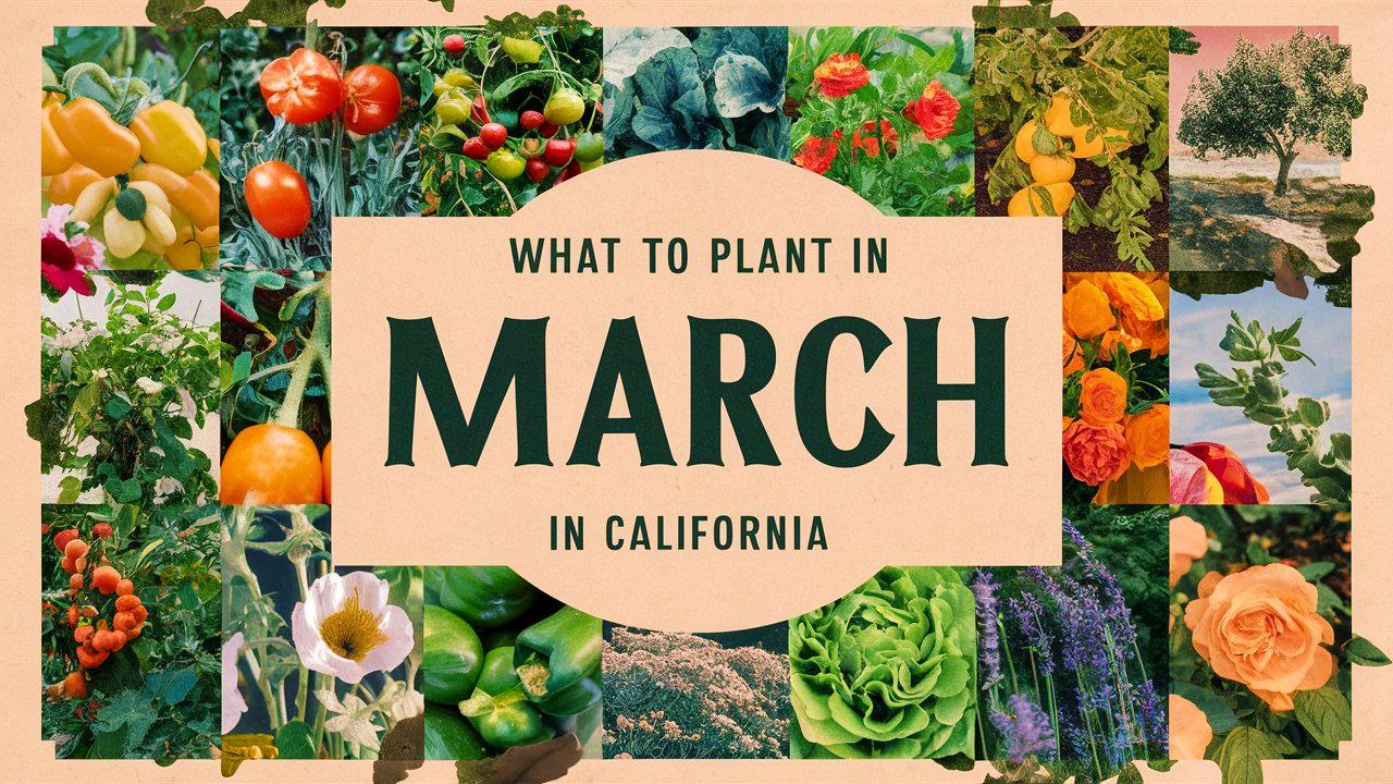 What To Plant In March In California