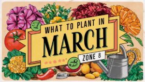 What To Plant In March In Zone 8