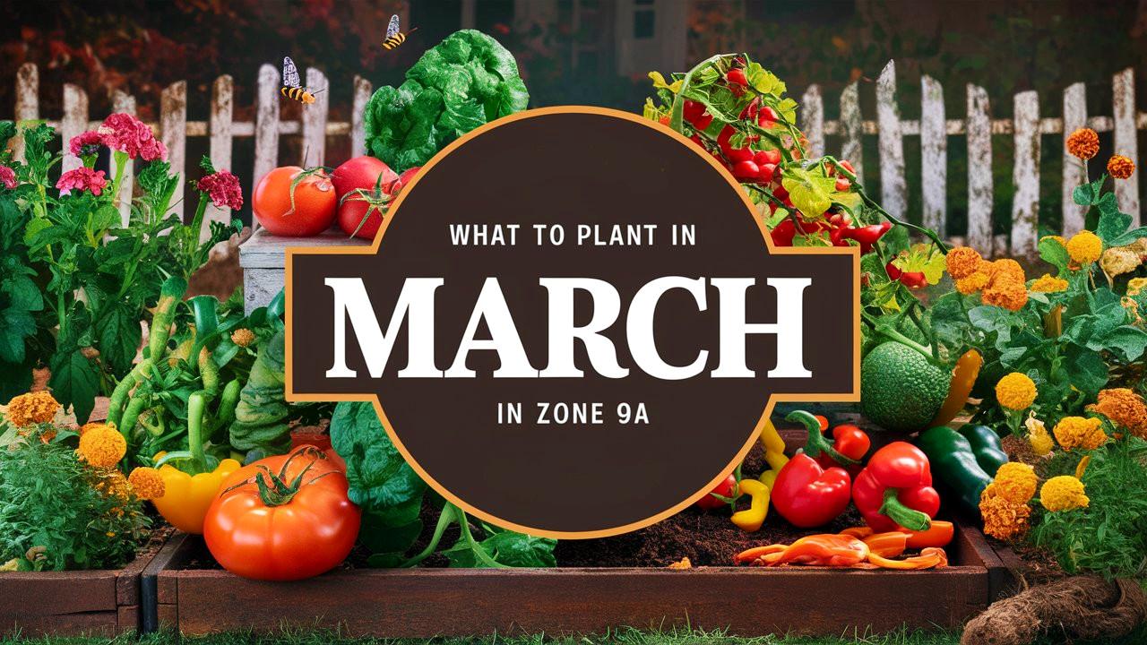 What To Plant In March In Zone 9a