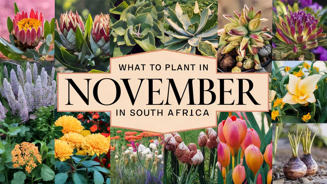 What To Plant In November In South Africa