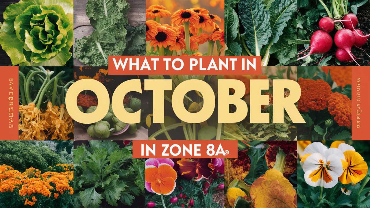 What To Plant In October In Zone 8a