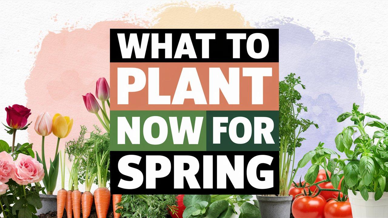 What To Plant Now For Spring