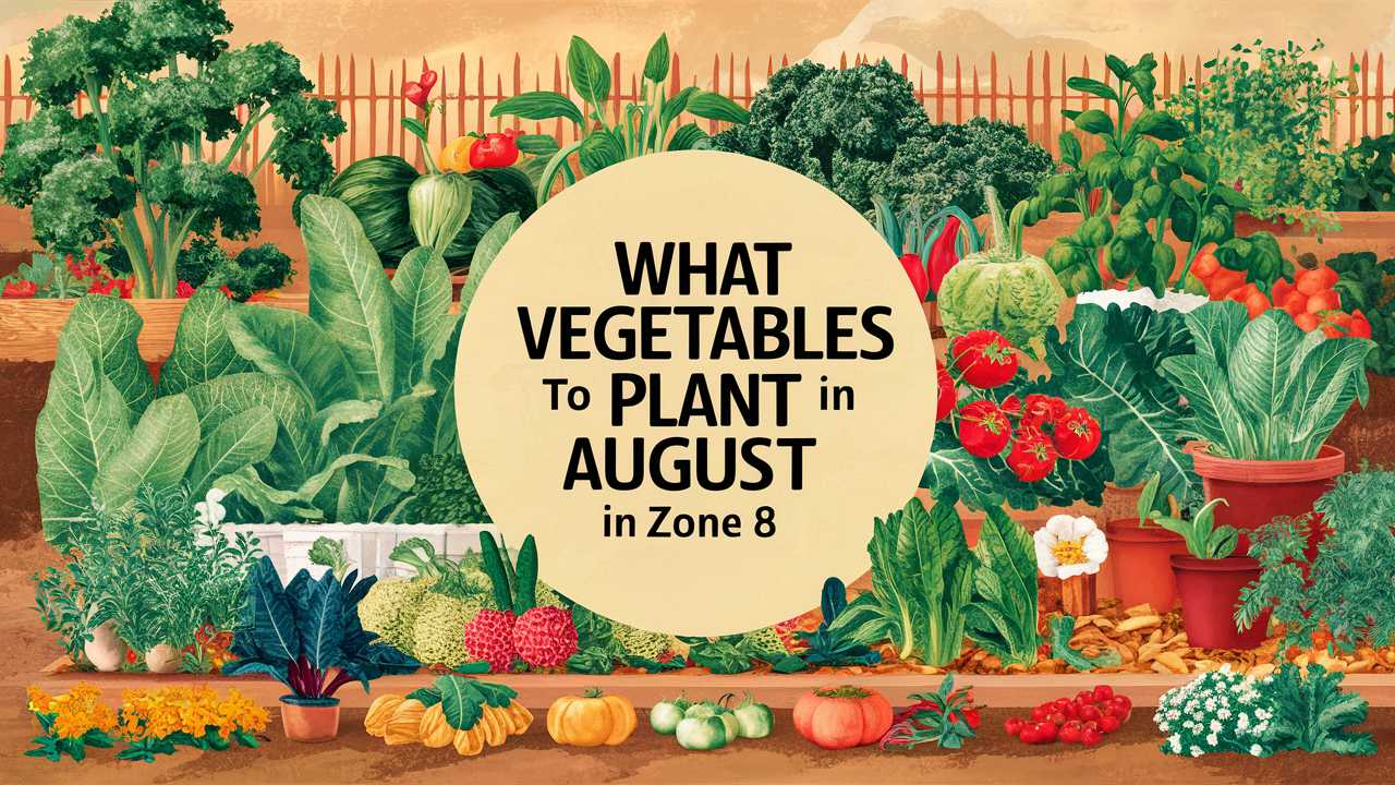 What Vegetables To Plant In August In Zone 8