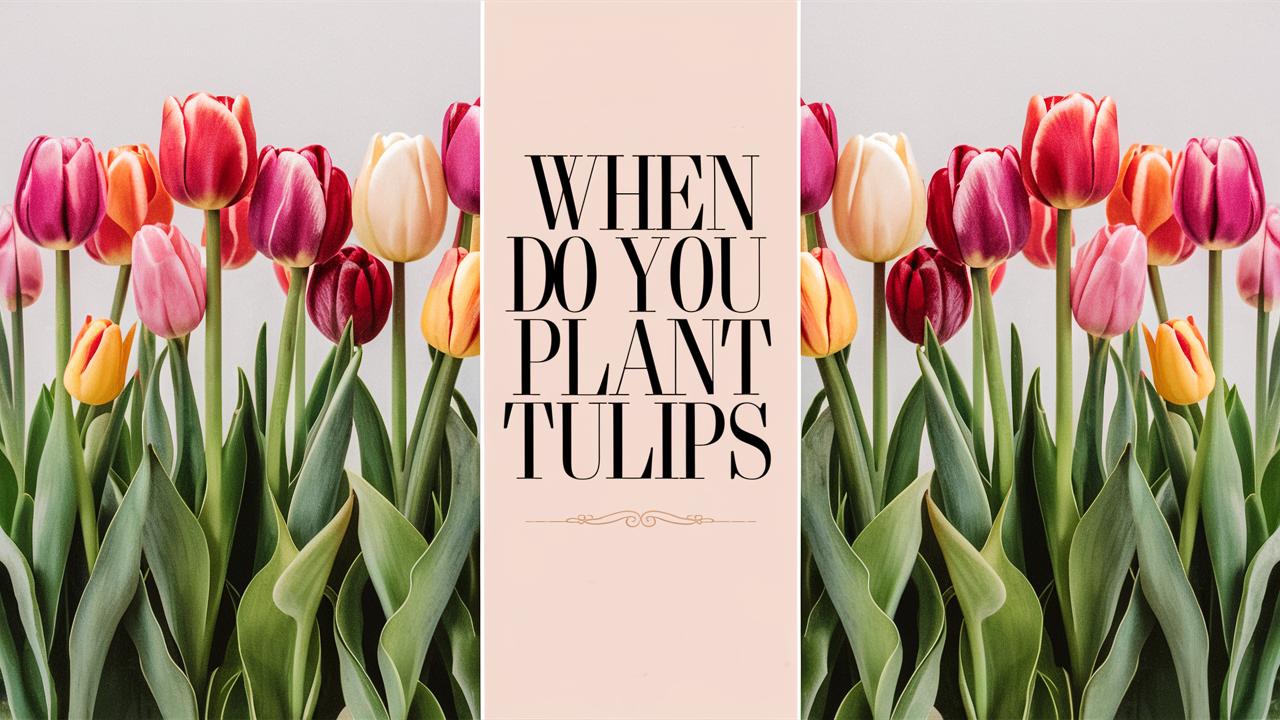 When Do You Plant Tulips