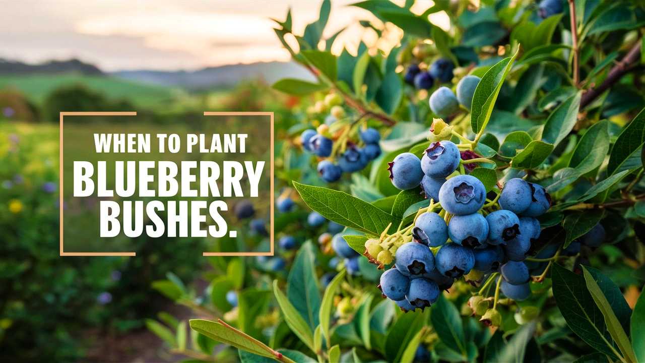 When To Plant Blueberry Bushes