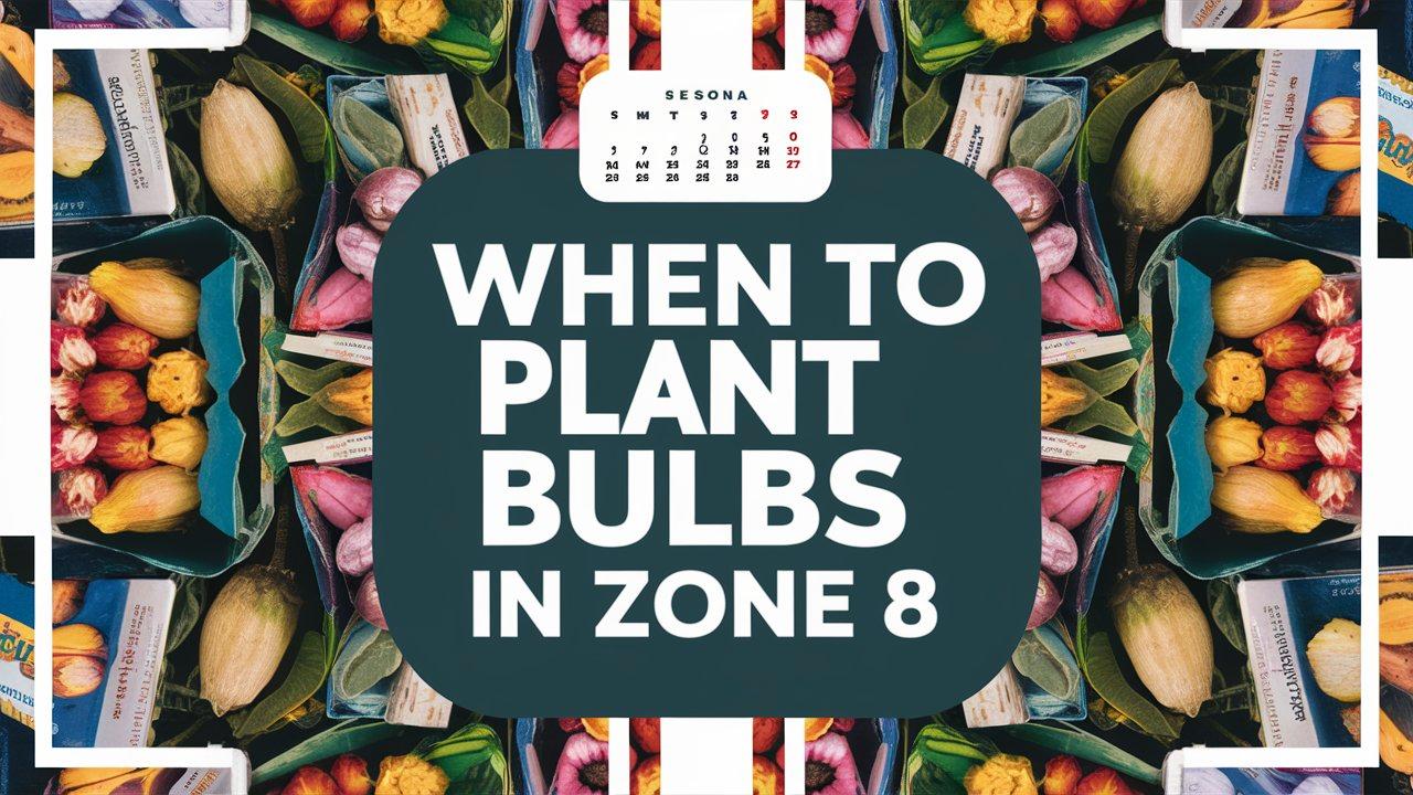 When To Plant Bulbs In Zone 8