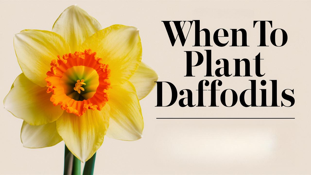 When To Plant Daffodils