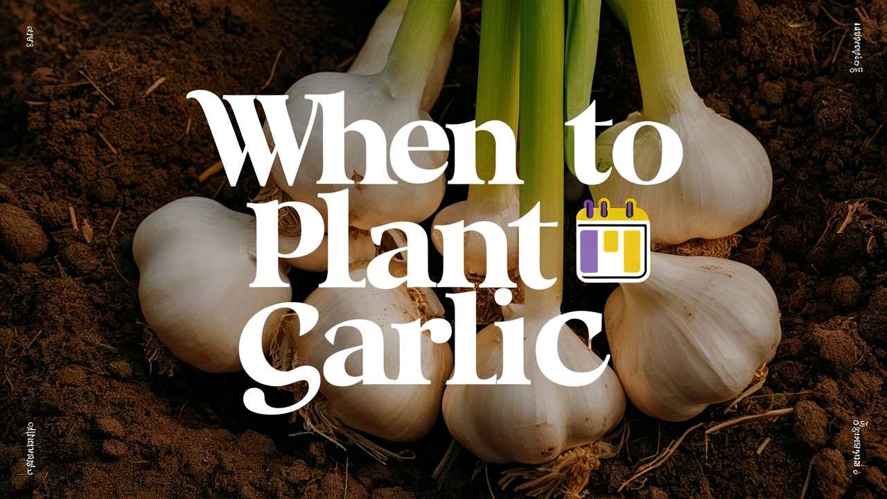 When To Plant Garlic