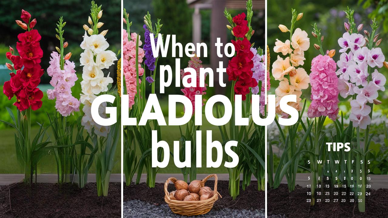 When To Plant Gladiolus Bulbs