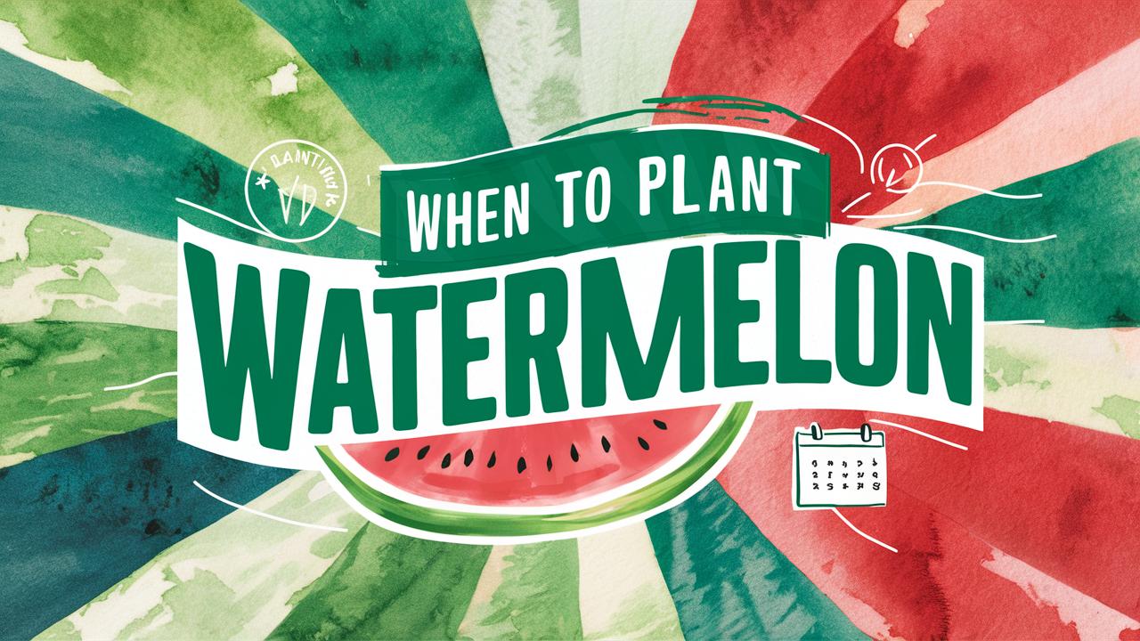 When To Plant Watermelon