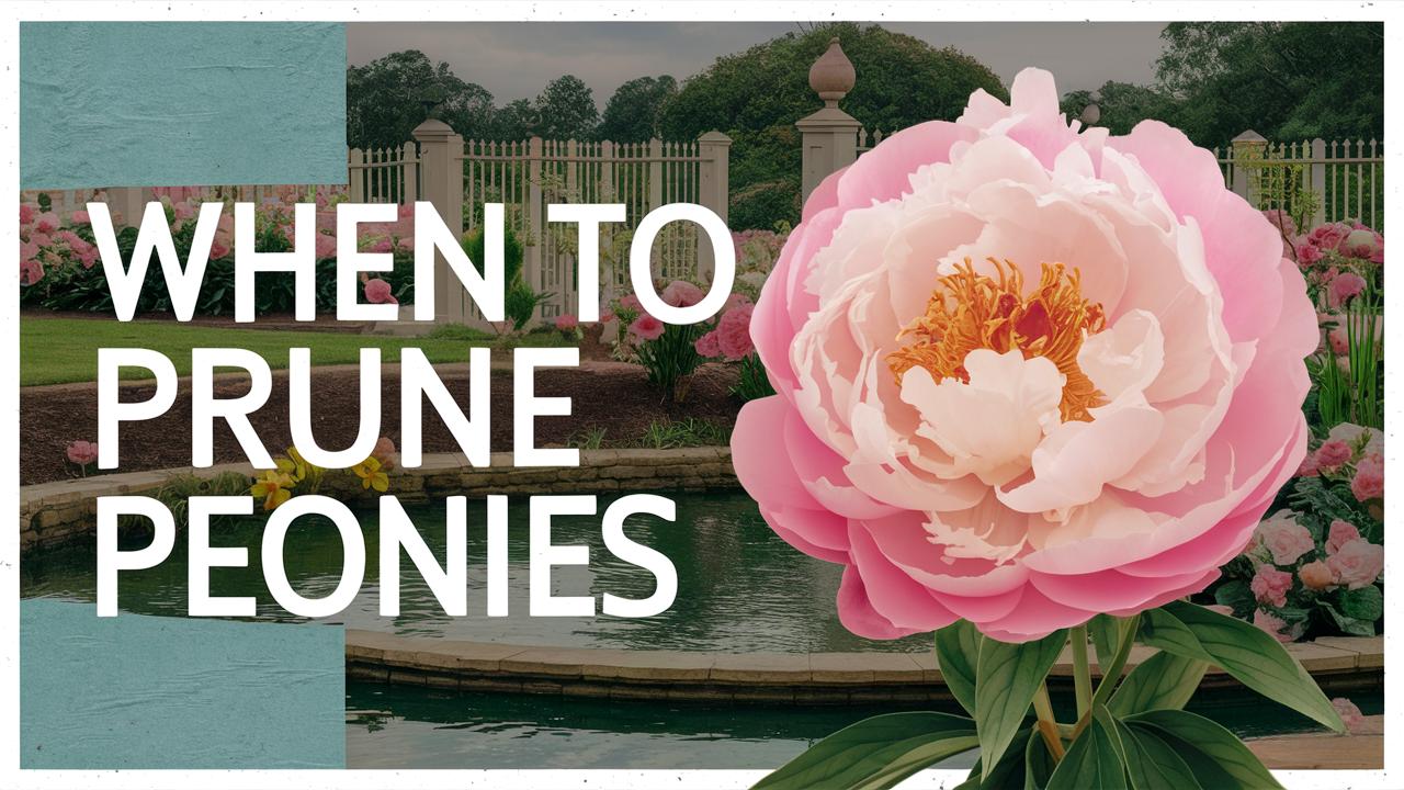 When To Prune Peonies