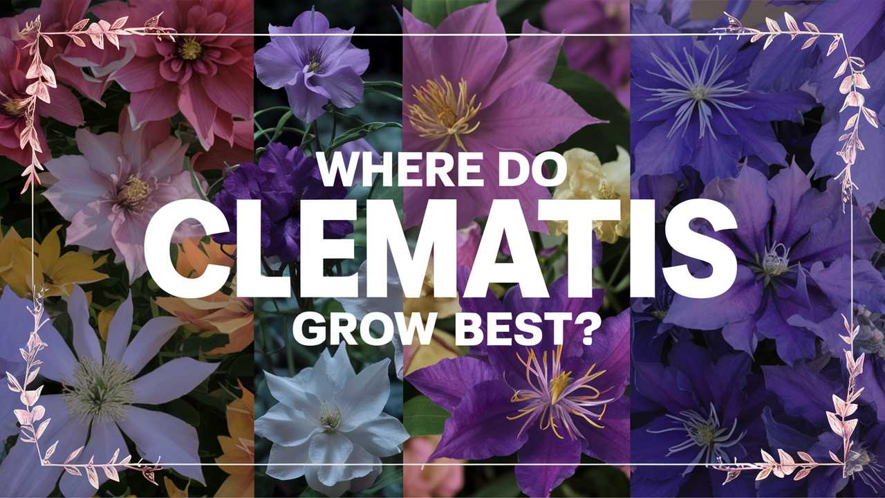 Where Do Clematis Grow Best?