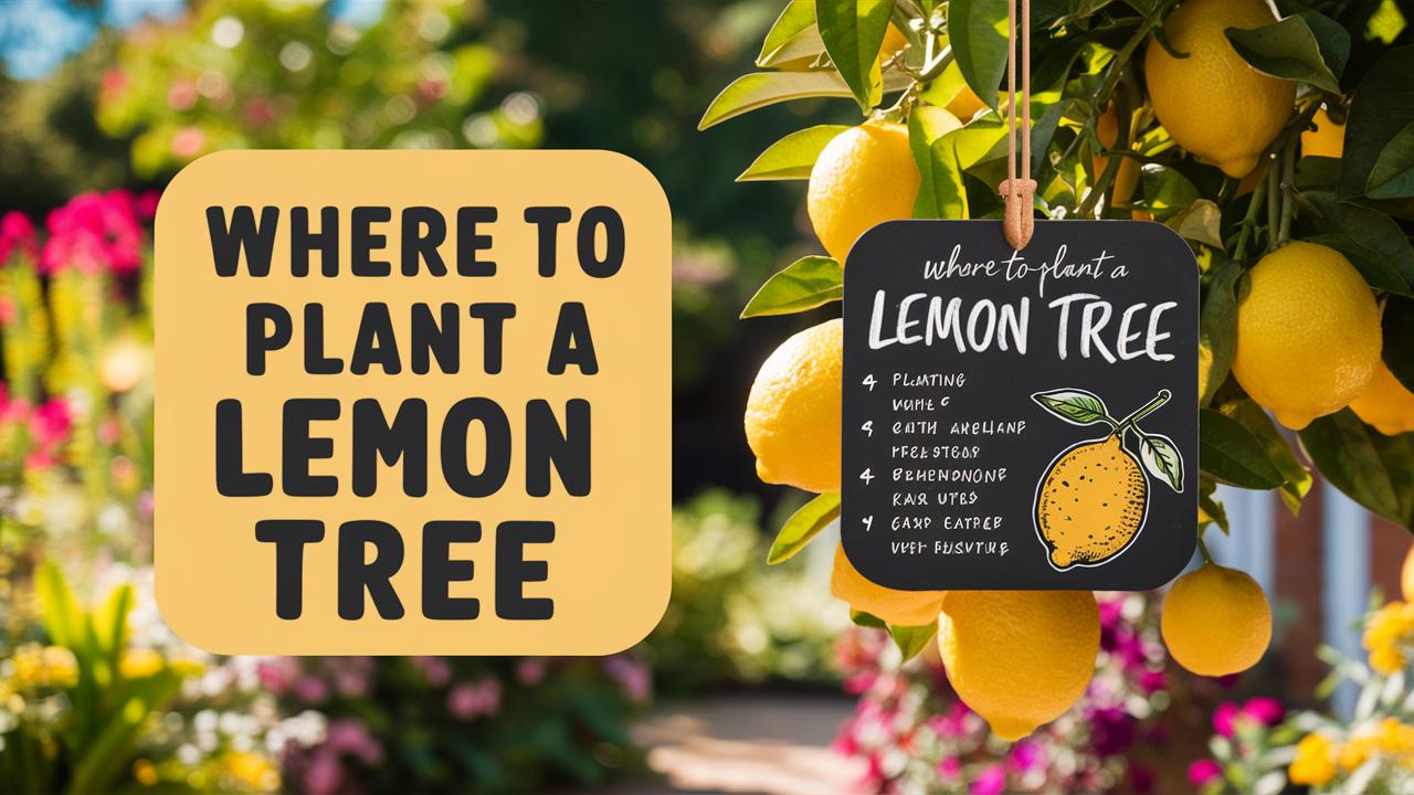 Where To Plant a Lemon Tree