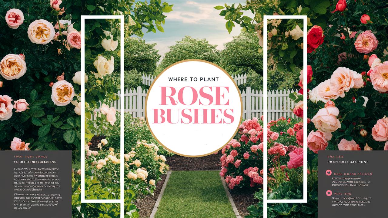 Where To Plant Rose Bushes