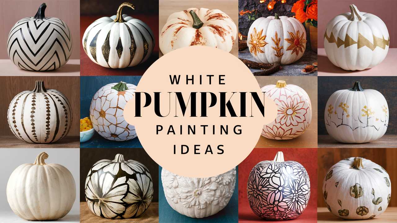 White Pumpkin Painting Ideas