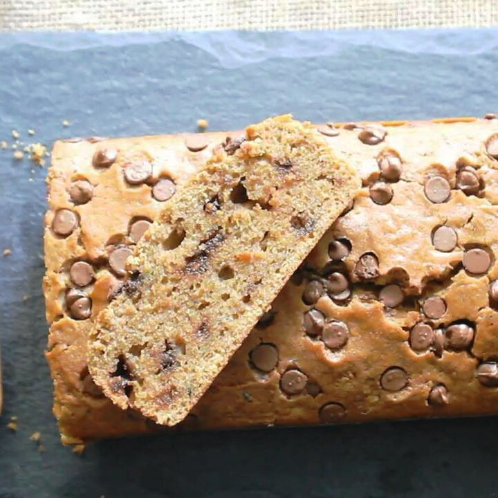 Whole Wheat Chocolate Chip Zucchini Bread Zucchini Loaf Cake Healthy Bakes