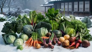 Winter Garden Vegetables