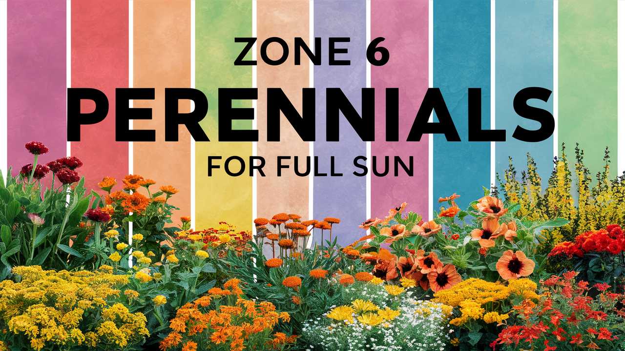 Zone 6 Perennials For Full Sun