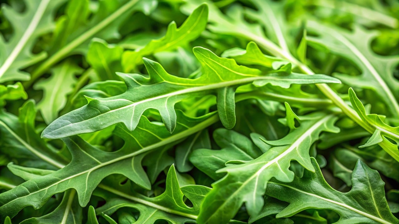 Harvesting Arugula