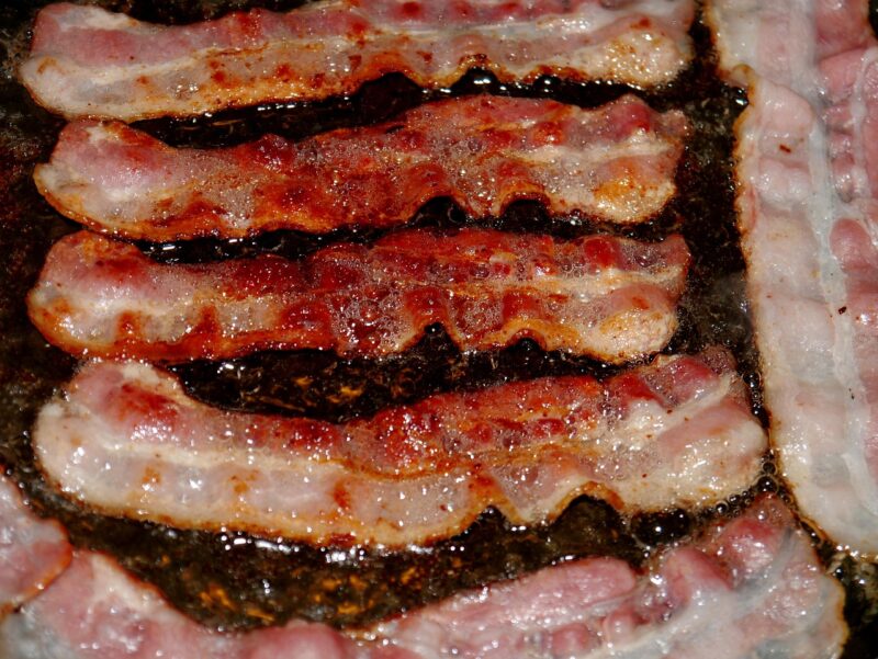 ham, pan, bacon, breakfast, pig, tuna belly, bacon, bacon, bacon, bacon, bacon