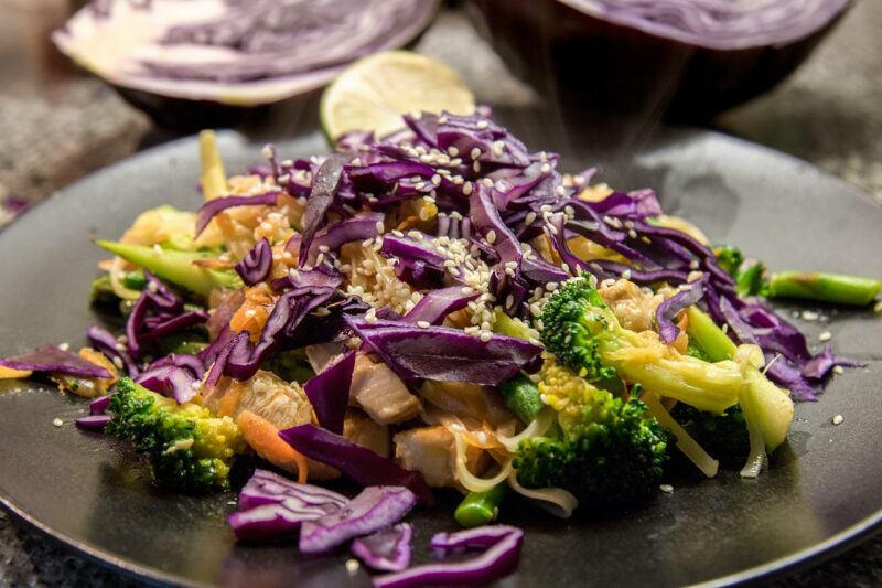 oriental, dish, food, meal, cuisine, asian, dinner, lunch, chicken, healthy, thai, fresh, plate, stir fry, stir fried, homemade, cooking, cabbage, red, vegetable, stir-fried, fry, chinese, chili, stir fry, stir fry, stir fry, stir fry, stir fry