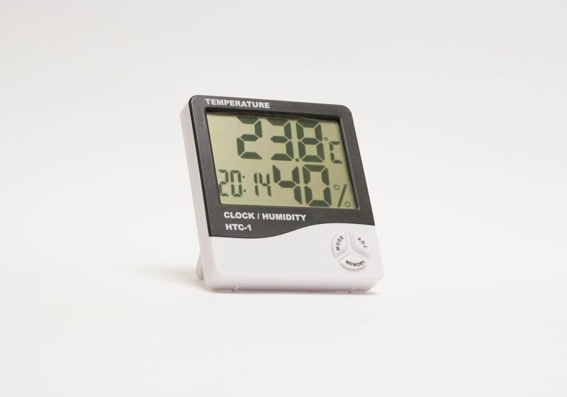 clock, hygrometer, electronic