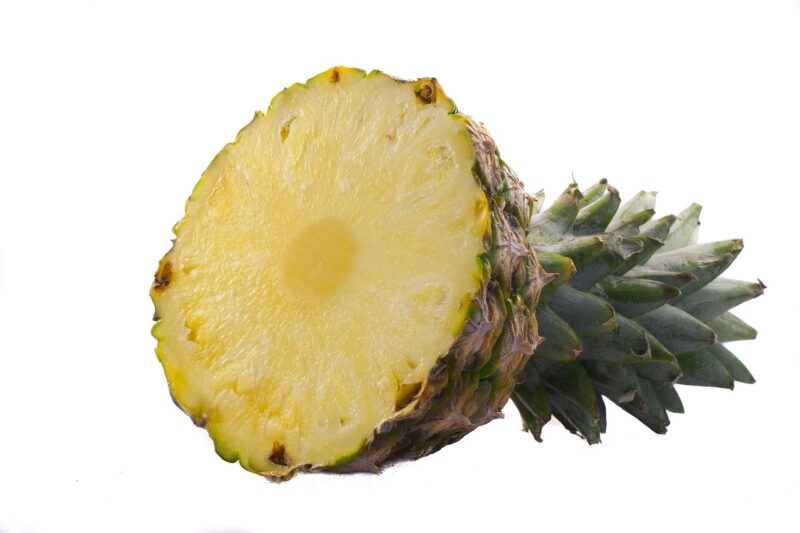 fruit, white background, macro, pineapple, cut, yellow, pineapple, pineapple, pineapple, pineapple, pineapple