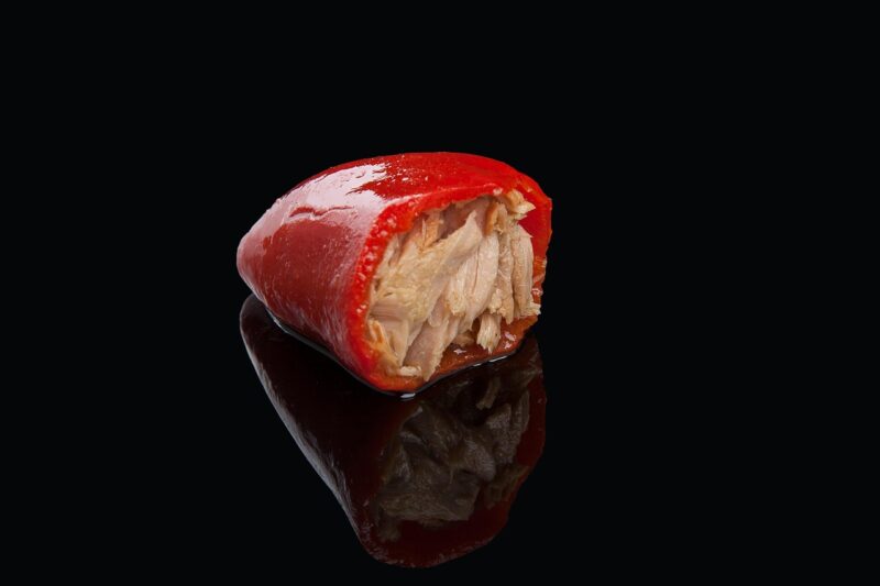 stuffed pepper, stuffed tuna, spanish cuisine