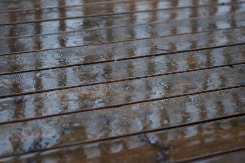 wood, rain, nature, wet, outdoors, deck, natural, splash, flow, scenic, gray rain