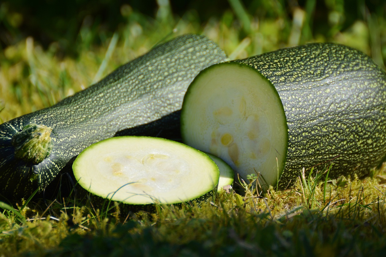 Zucchini Cut Seeds